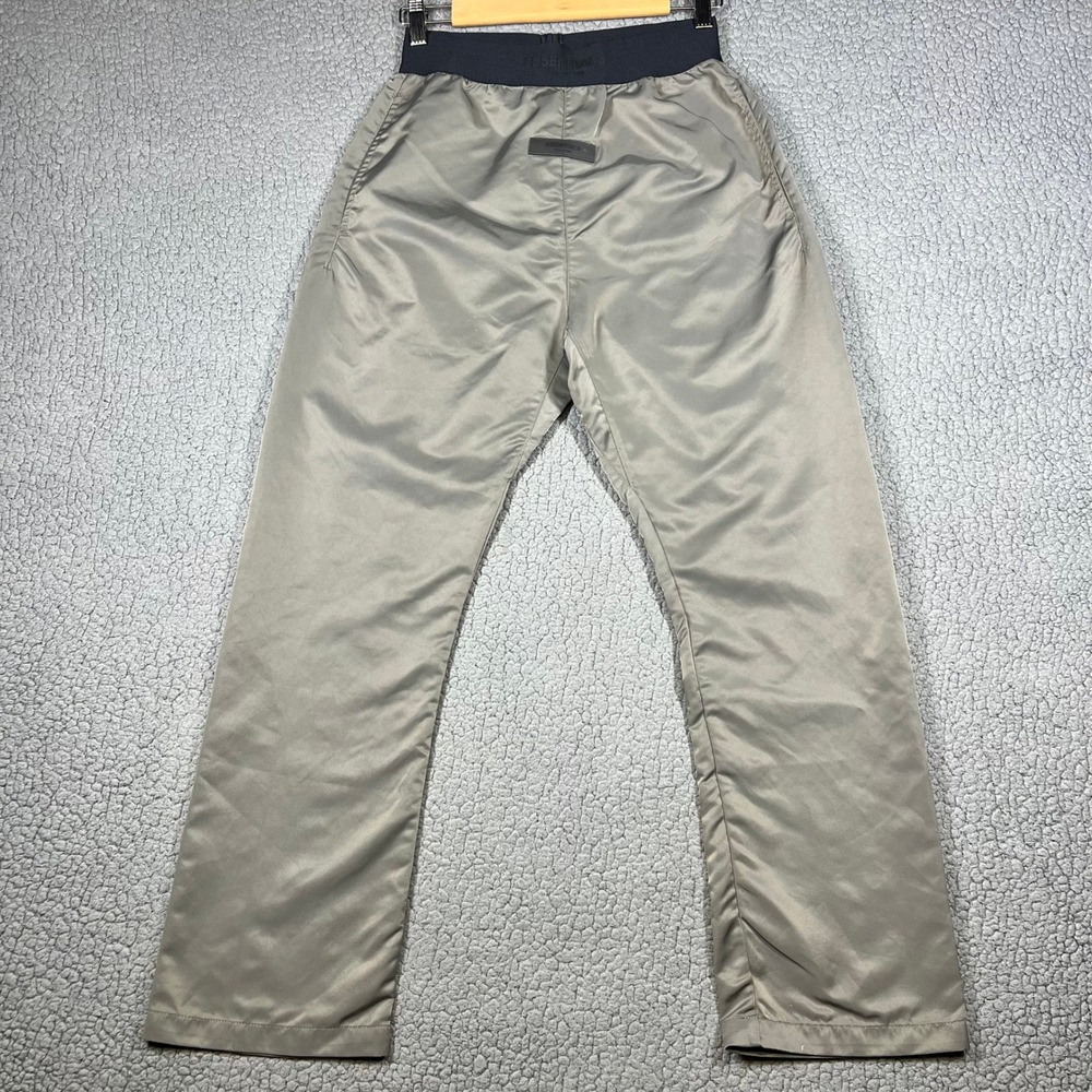 Fear of God Essentials Pants Mens Relaxed Tecnical Track Desert Taupe Size XS
